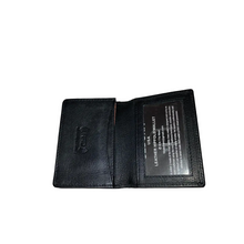 Load image into Gallery viewer, SEDONA® RFID Blocking Business Card Holder - Full-Grain Cowhide Leather Wallet with Expanding Gusset and 1 License ID Window for Men & Women, Black