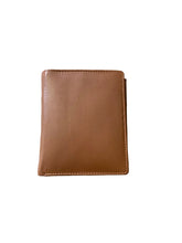 Load image into Gallery viewer, SEDONA® Cognac Premium Cowhide Leather Hipster Wallet – Large Capacity Trifold with Photo Holder