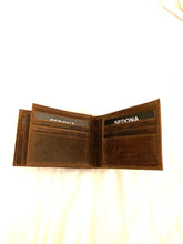 Load image into Gallery viewer, SEDONA® Leather Bifold Wallet 2 flaps 3 id windows