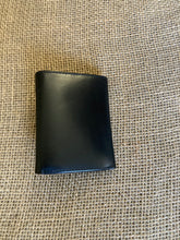 Load image into Gallery viewer, SEDONA® Genuine Black Cowhide Leather Passcase Trifold Wallet with 9 Sideways Card Slots and Center Flap ID Window