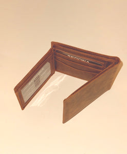 SEDONA® Wallet with 2 id Windows-Buffalo Leather