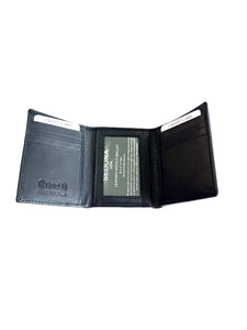 SEDONA® Cowhide Leather Trifold Wallet with RFID Protection