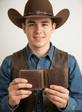 Load image into Gallery viewer, SEDONA® Minimalist Bifold Wallet in Buffalo Leather
