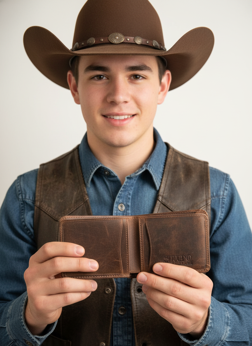 SEDONA® Minimalist Bifold Wallet in Buffalo Leather