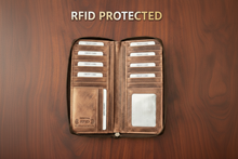 Load image into Gallery viewer, SEDONA® double Zipper Wallet with RFID
