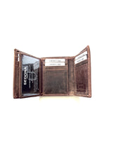 Load image into Gallery viewer, SEDONA® RFID Buffalo Leather Trifold Wallet with 12 Card Slots
