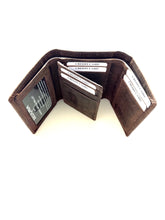 Load image into Gallery viewer, SEDONA Buffalo leather Trifold Wallet with 9 Card slots
