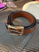 Load image into Gallery viewer, Full Grain leather Belt Size 34-36 inches, 1.5 inches height, Cognac Color
