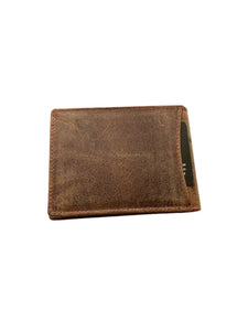 SEDONA® Bifold Wallet with Pullout id Window-Vintage Buffalo Leather