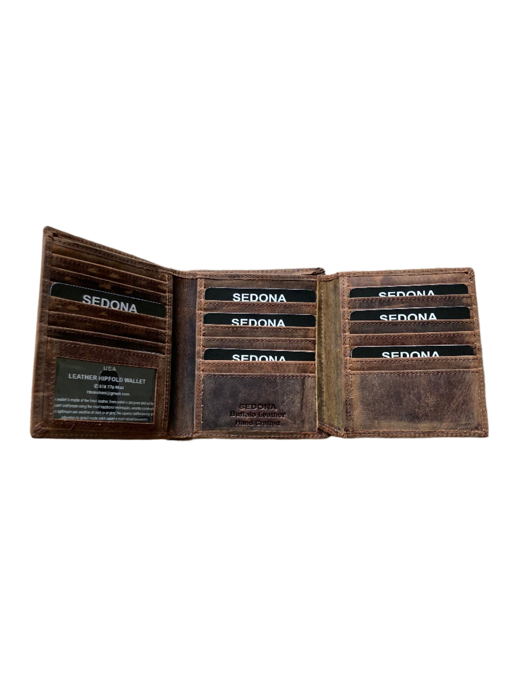 SEDONA® Buffalo leather Hipster Wallet