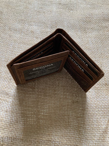 SEDONA® Wallet with 2 id Windows-Buffalo Leather