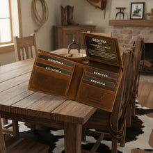 Load image into Gallery viewer, SEDONA® Buffalo Leather Bifold Wallet 2 windows
