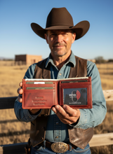 Load image into Gallery viewer, SEDONA® Bifold Leather Wallet with 5 card slots
