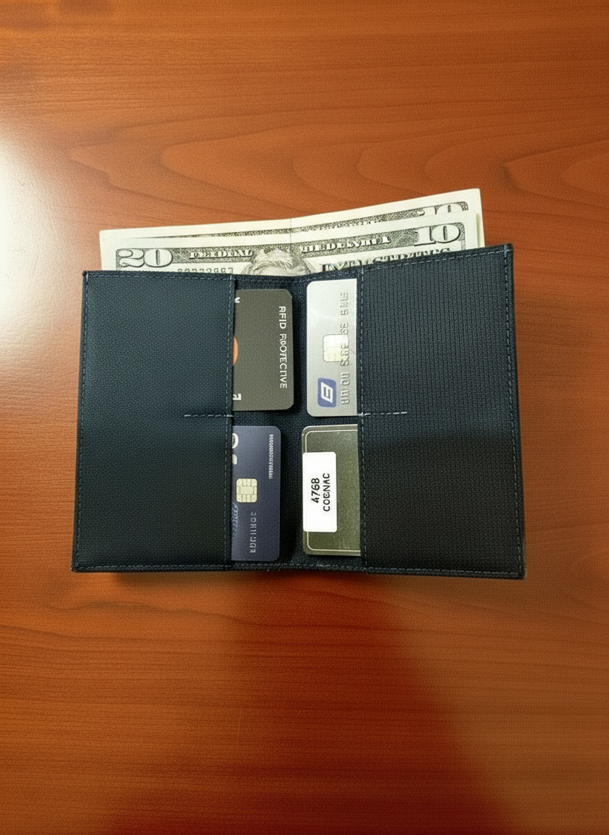 SEDONA® Minimalist Hipster Leather Wallet with RFID Protection