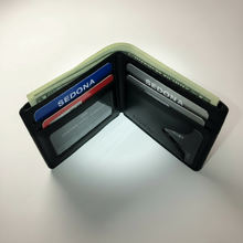 Load image into Gallery viewer, SEDONA® Bifold Leather Wallet with dedicated Business Card Case
