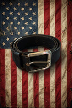 Load image into Gallery viewer, Full-grain Leather Men's Belt (Fits Size 42 to 44) – Handmade Everyday Accessory-1.5 inches height
