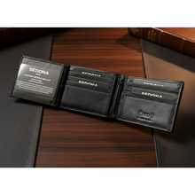 Load image into Gallery viewer, SEDONA® Bifold Wallet with Zipper in cash compartment
