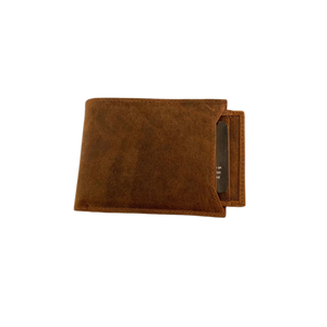 SEDONA® Buffalo Leather Bifold Wallet with pull id/card case