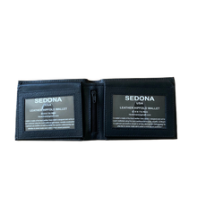 Load image into Gallery viewer, SEDONA® RFID Bifold Wallet with Two Flaps 4 id windows
