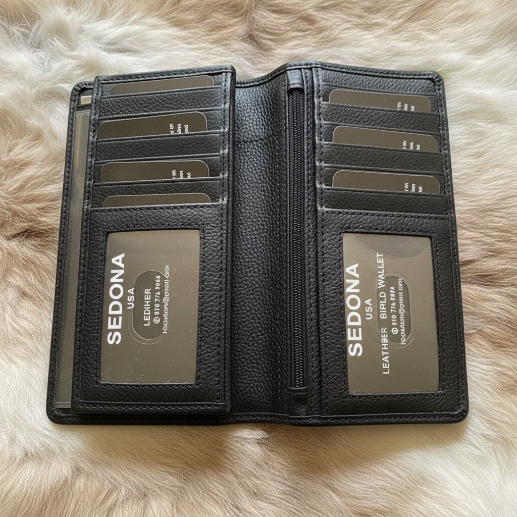 SEDONA® Long Wallet Cowhide Leather