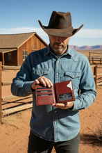 Load image into Gallery viewer, SEDONA® Hipster Wallet with  Zipper in Cash Compartment
