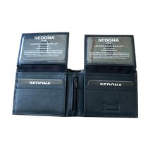 Load image into Gallery viewer, SEDONA® RFID Bifold Wallet with Two Flaps 4 id windows
