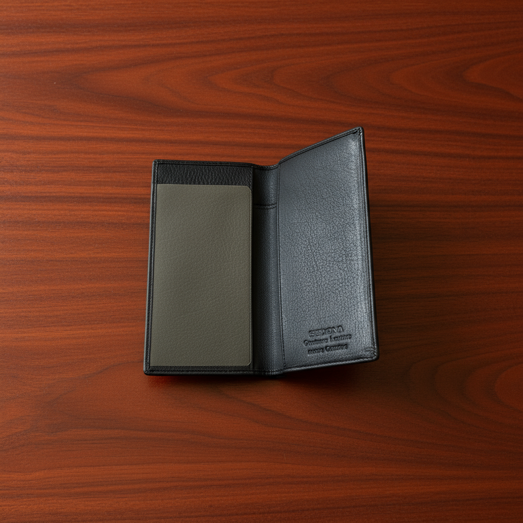 SEDONA® Leather Check Book Cover for duplicate checks