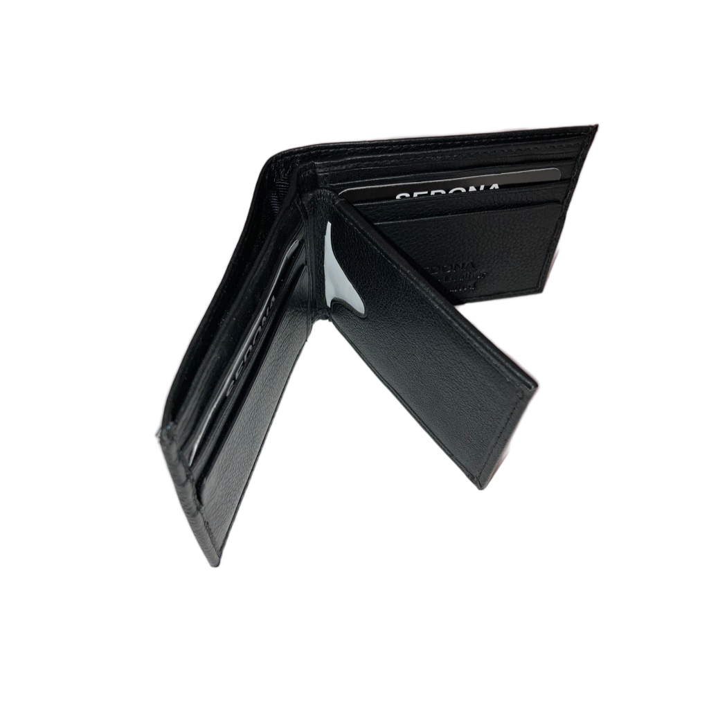 SEDONA® Minimalist Bifold Wallet pullout center flap