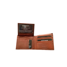 Load image into Gallery viewer, SEDONA Bifold Wallet with Zippered Cash Compartment
