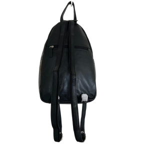 SEDONA® Leather Backpack with Zippered Strap