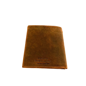 SEDONA® Buffalo Leather Hipster Wallet with center flap