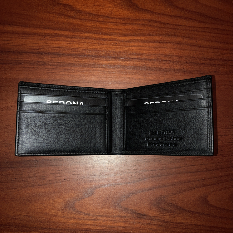 SEDONA® Minimalist Bifold Wallet center flap