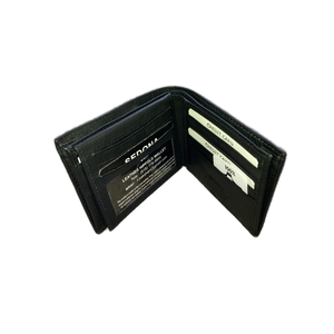 Bifold Wallet with Zipper in cash compartment