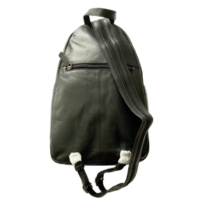 SEDONA® Leather Backpack with Zippered Strap