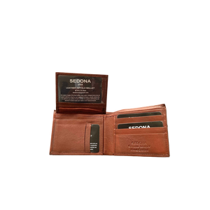 SEDONA Bifold Wallet with Zippered Cash Compartment