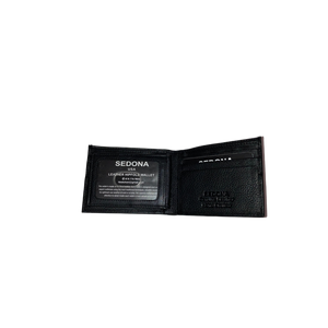 SEDONA® Minimalist Bifold Wallet pullout center flap