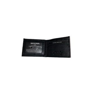 SEDONA Minimalist Bifold Wallet with pullout center flap