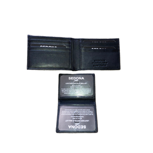 SEDONA® Leather Bifold Wallet with pullout ID  Card Case