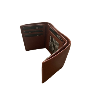 SEDONA Trifold Wallet with zipper in cash compartment