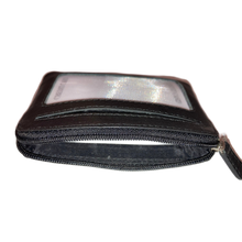 Load image into Gallery viewer, SEDONA Leather Coin Purse with zipper and snap closure

