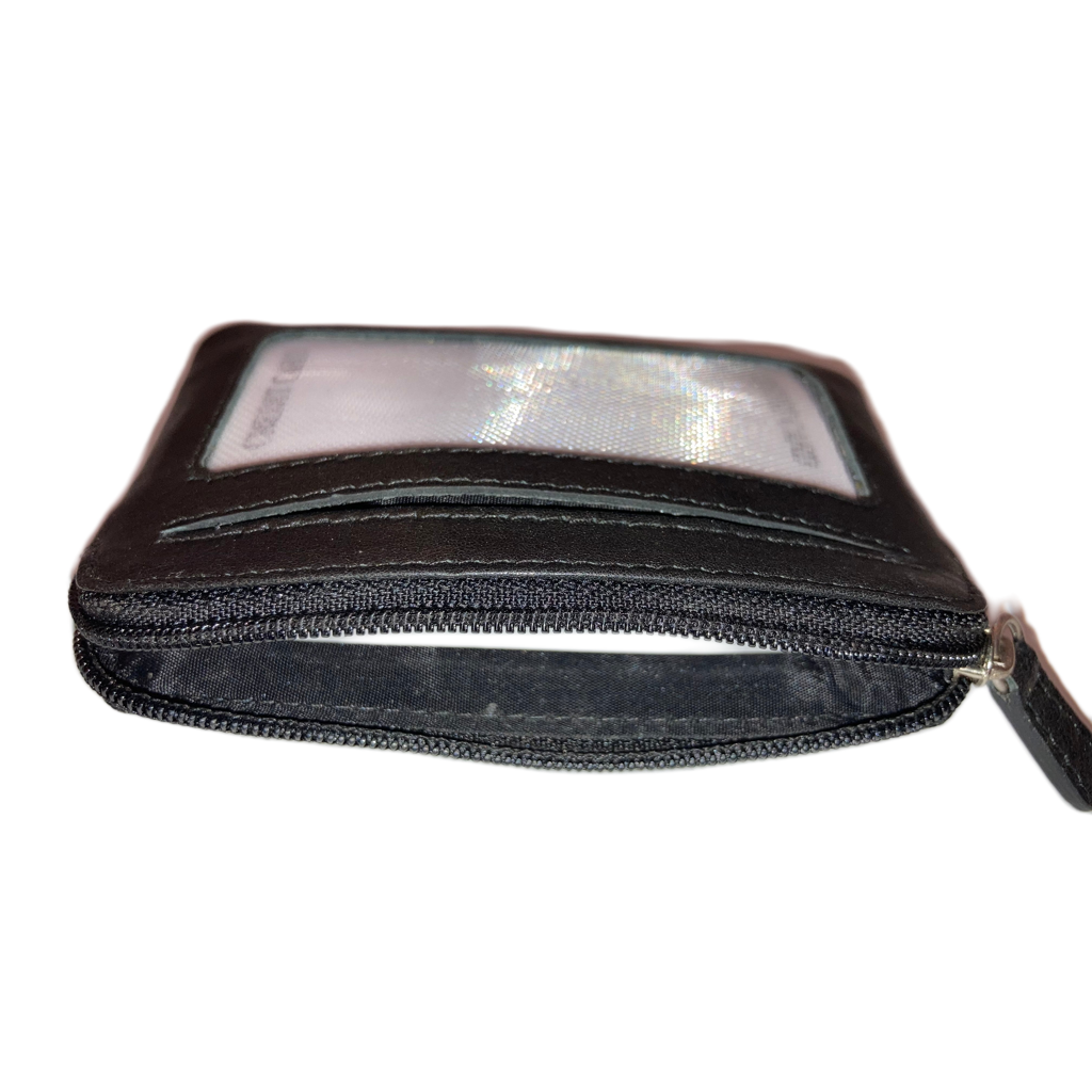 SEDONA® Leather Coin Purse with zipper and snap closure