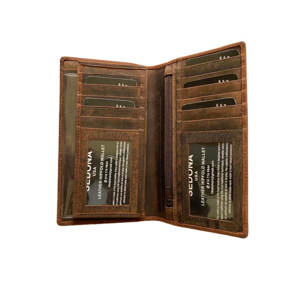 SEDONA® Buffalo Leather Long Wallet