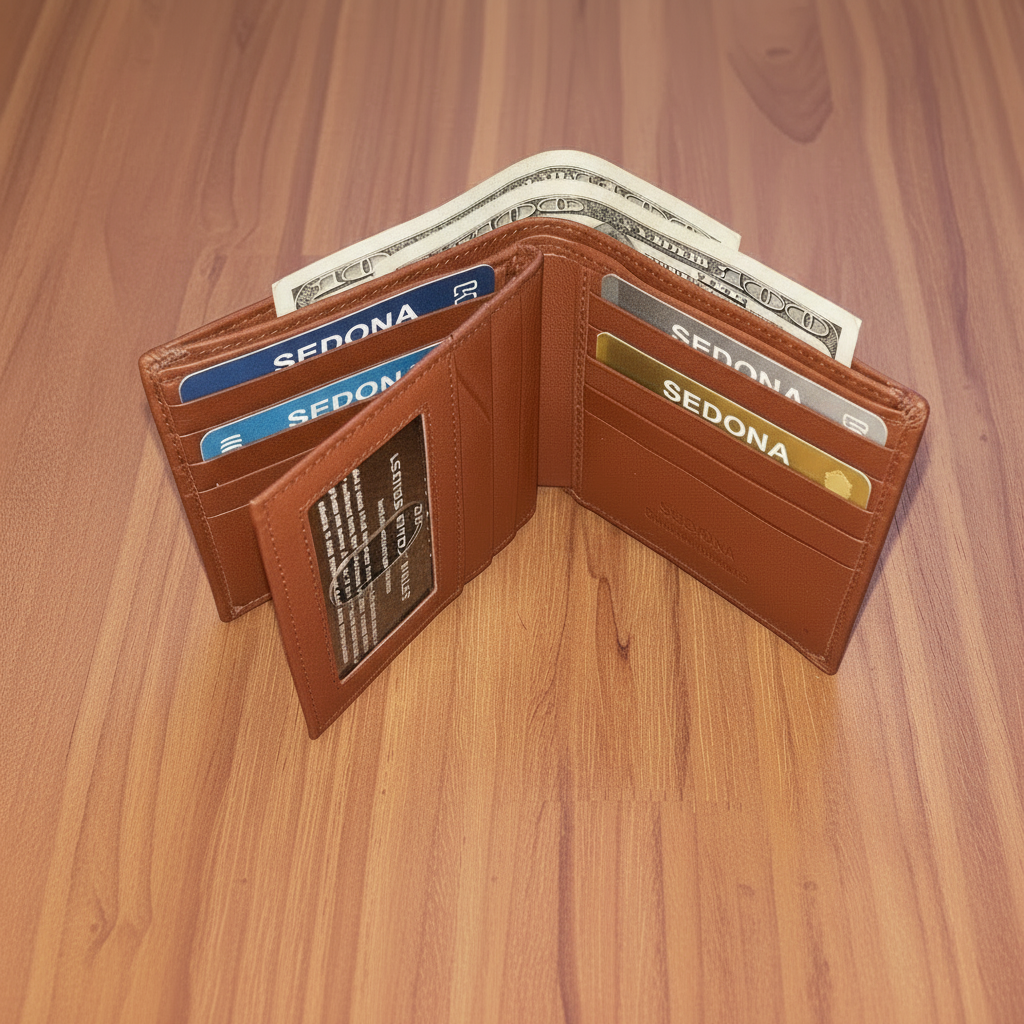 SEDONA® Hipster Wallet with middle flap