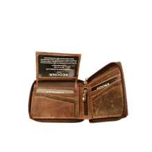 Load image into Gallery viewer, SEDONA Buffalo Leather Zipper Wallet
