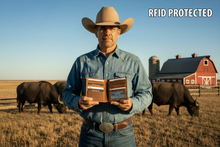 Load image into Gallery viewer, SEDONA® Buffalo Leather Hipster Wallet 16 card slots
