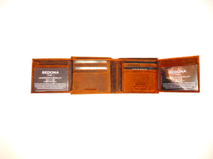 SEDONA Buffalo Leather Fourfold Wallet