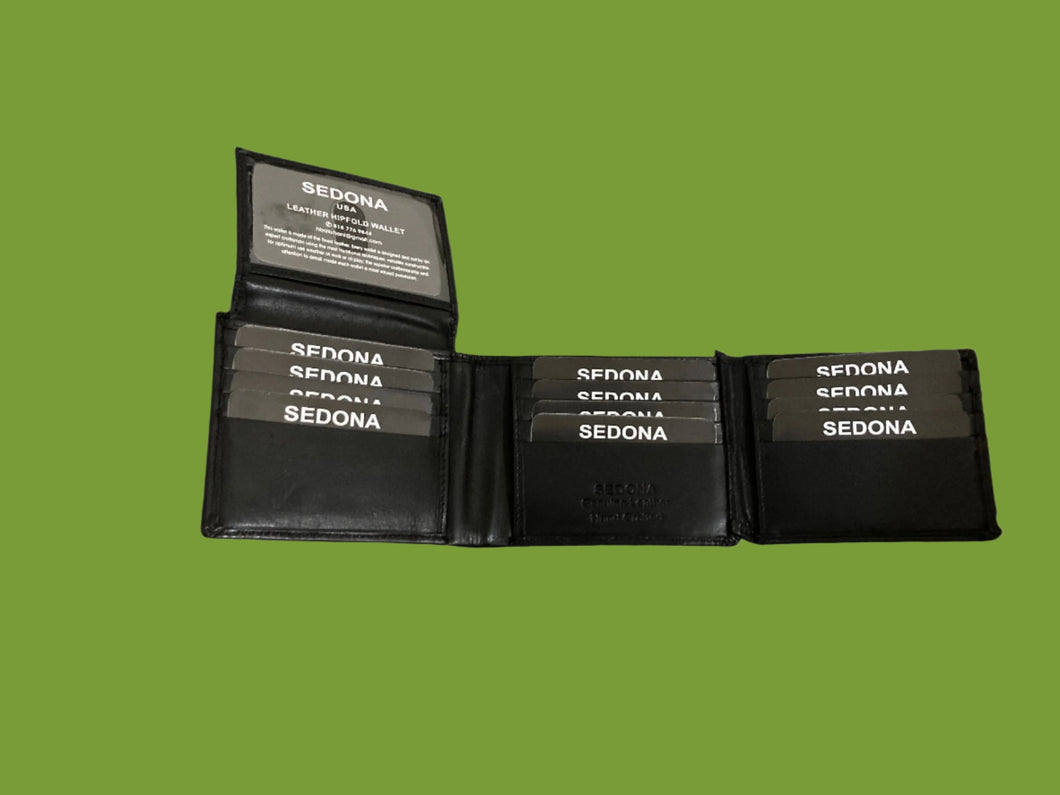 SEDONA® Bifold Wallet with 16 credit card slots