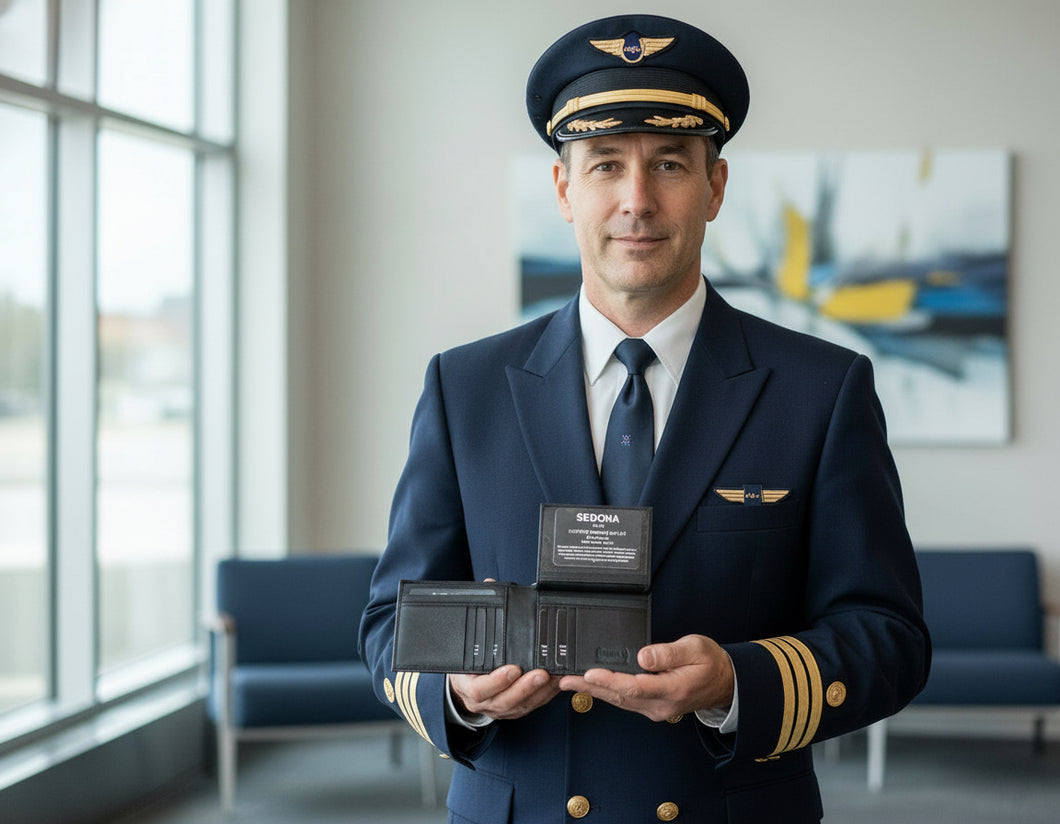 SEDONA® Full Grain Cowhide Leather wallet with RFID Blocker