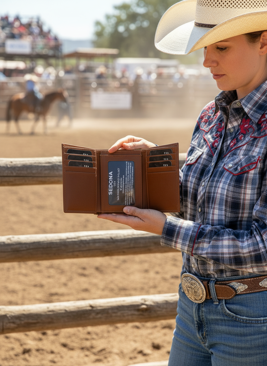 SEDONA® Trifold Wallet with Wide Slots