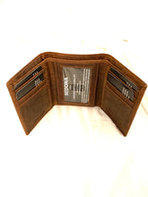Load image into Gallery viewer, SEDONA Buffalo Leather Trifold Wallet
